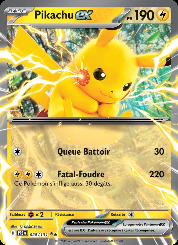Pikachu-ex card