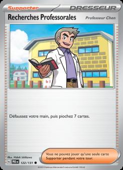 Recherches Professorales card