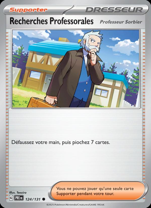 Recherches Professorales card
