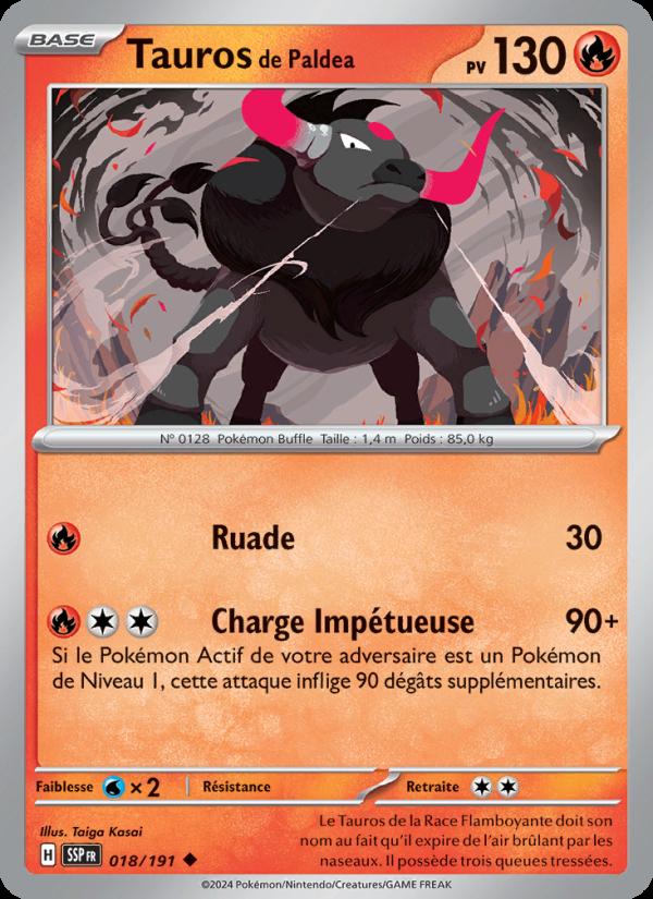 Tauros de Paldea card