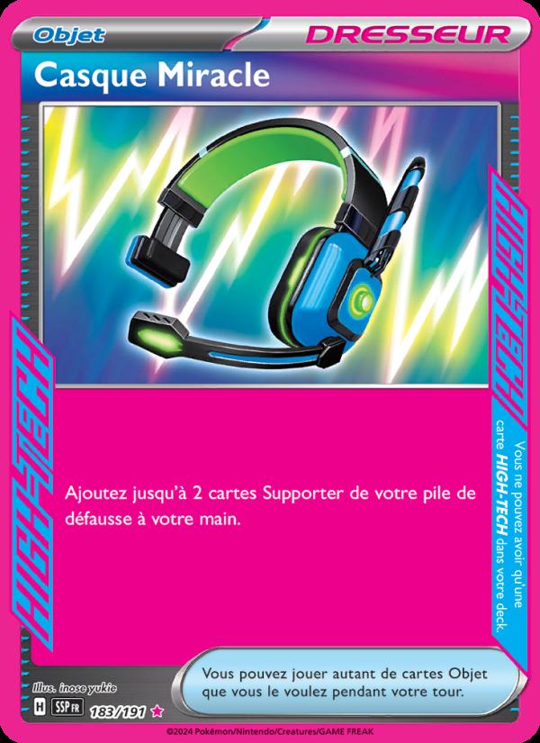 Casque Miracle card