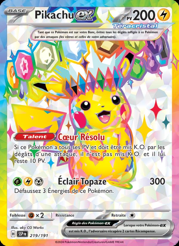 Pikachu-ex card