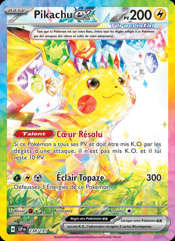 Pikachu-ex card