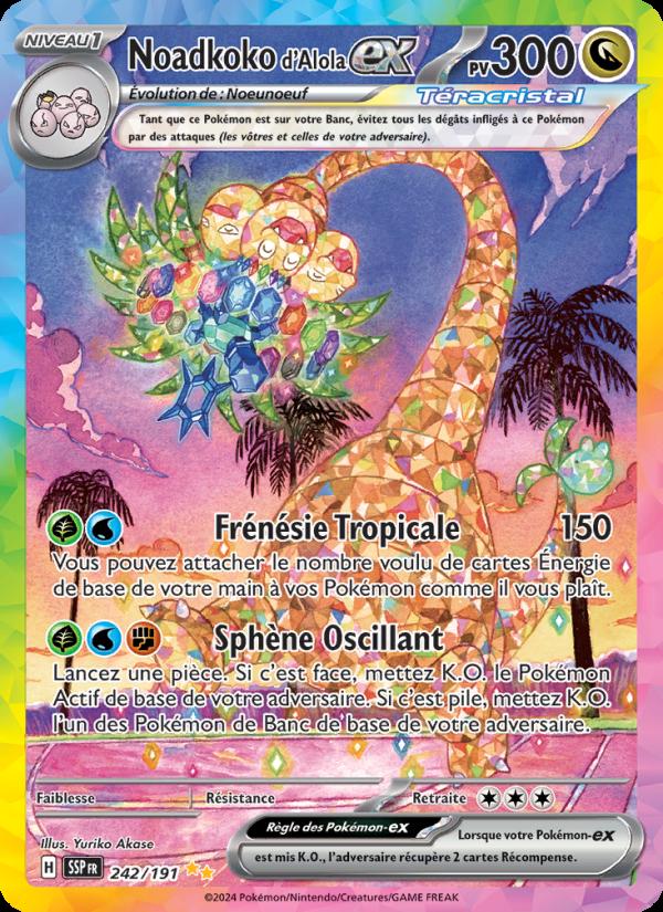 Noadkoko d'Alola-ex card