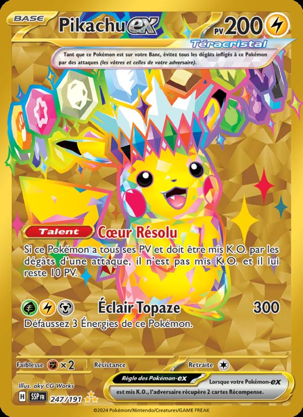 Pikachu-ex card
