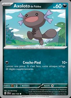 Axoloto de Paldea card