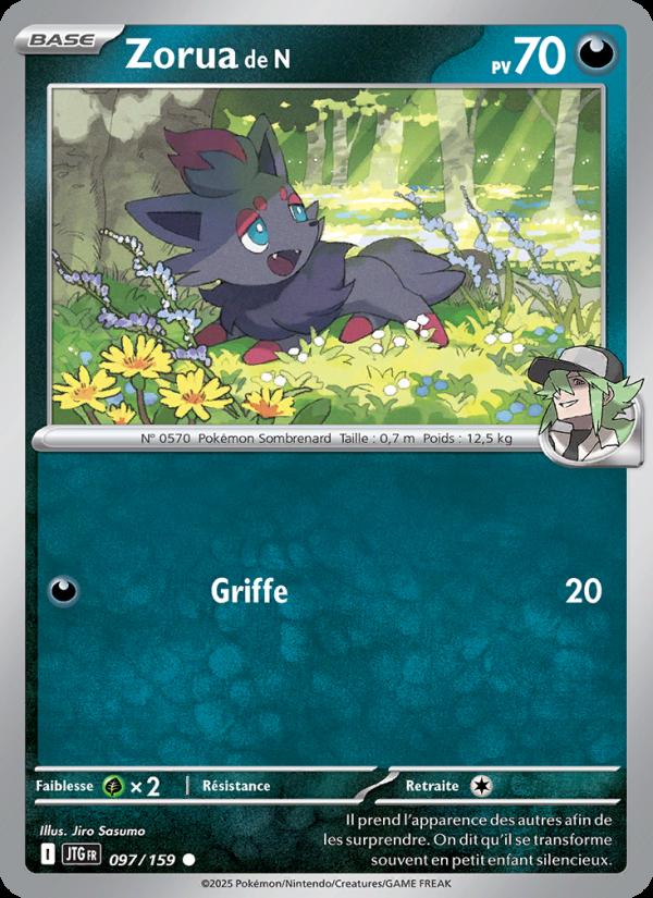 Zorua de N card