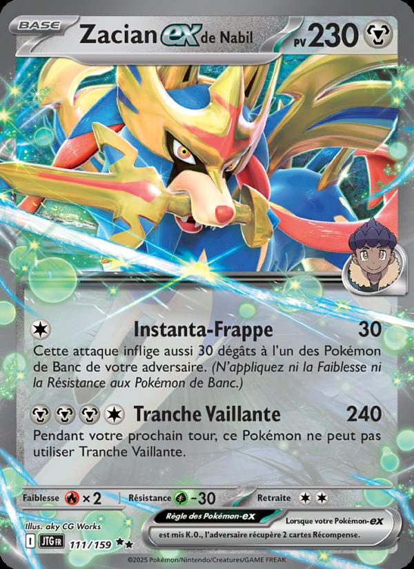 Zacian-ex de Nabil card