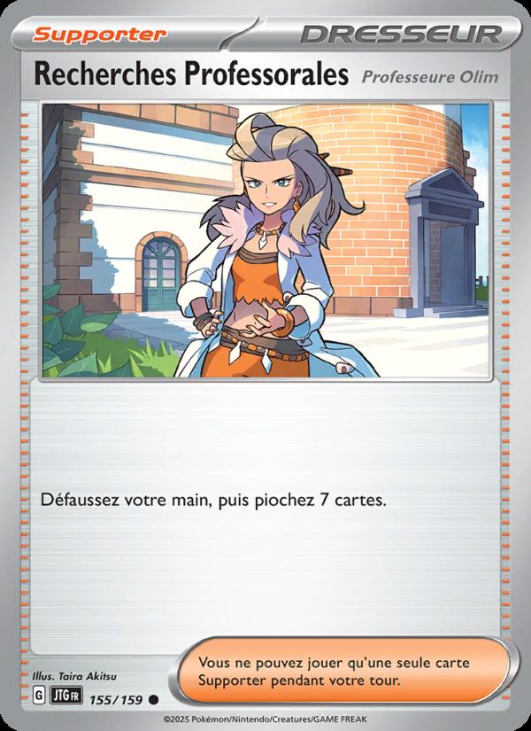 Recherches Professorales card