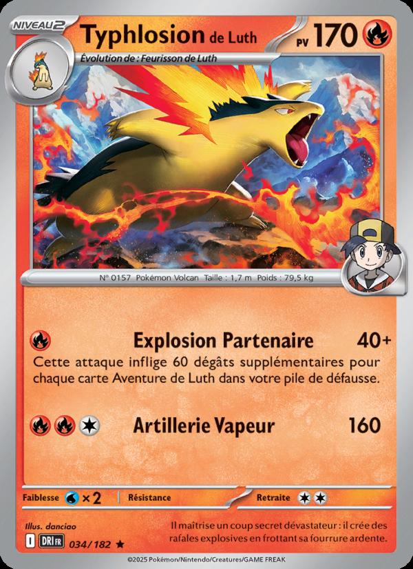 Typhlosion de Luth card