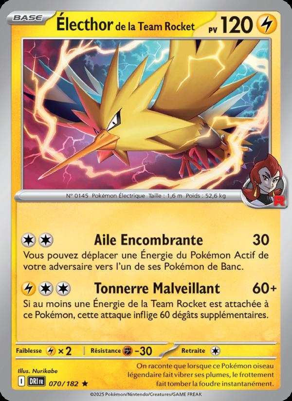 Électhor de la Team Rocket card