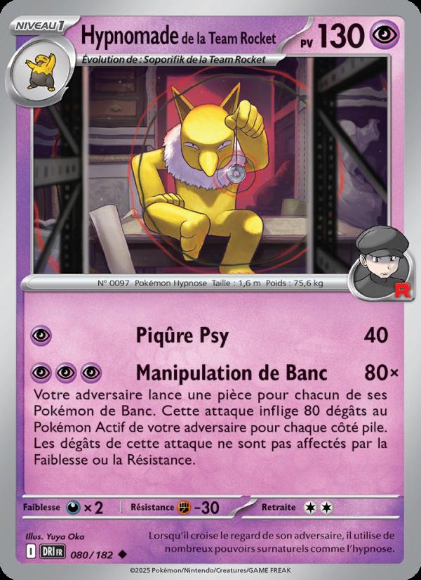 Hypnomade de la Team Rocket card