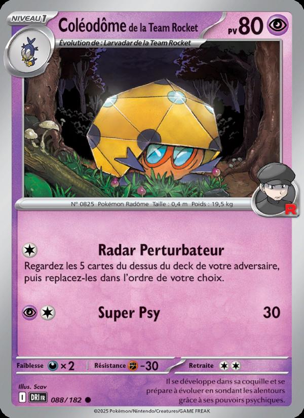 Coléodôme de la Team Rocket card