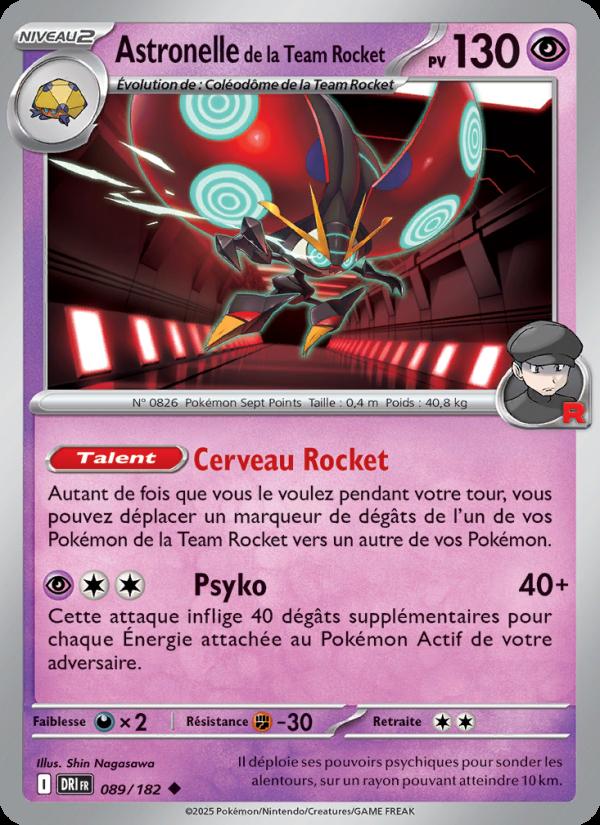 Astronelle de la Team Rocket card