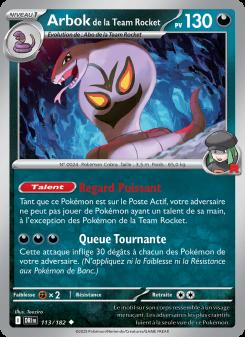 Arbok de la Team Rocket card