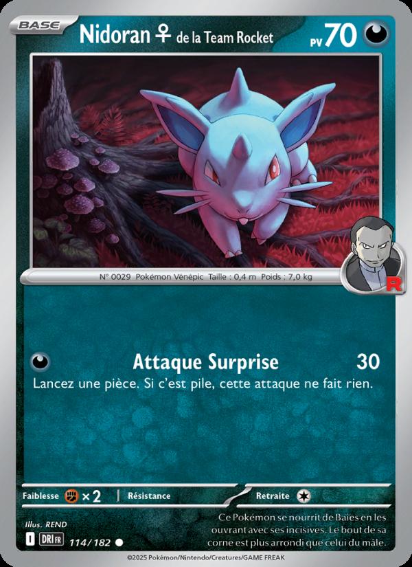 Nidoran♀ de la Team Rocket card