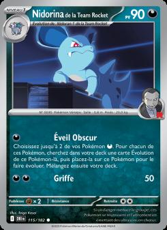 Nidorina de la Team Rocket card