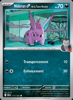 Nidoran♂ de la Team Rocket card