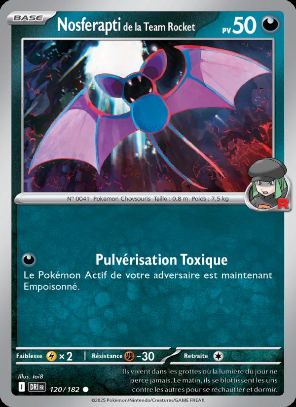 Nosferapti de la Team Rocket card