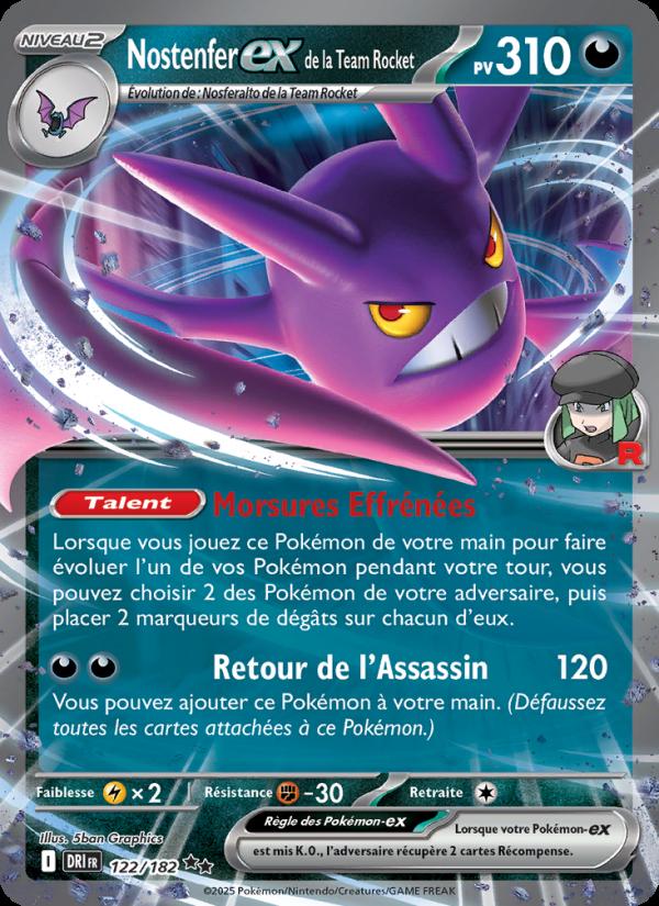 Nostenfer-ex de la Team Rocket card