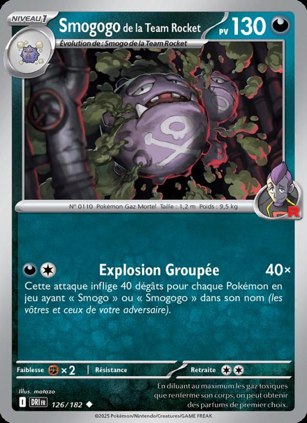 Smogogo de la Team Rocket card