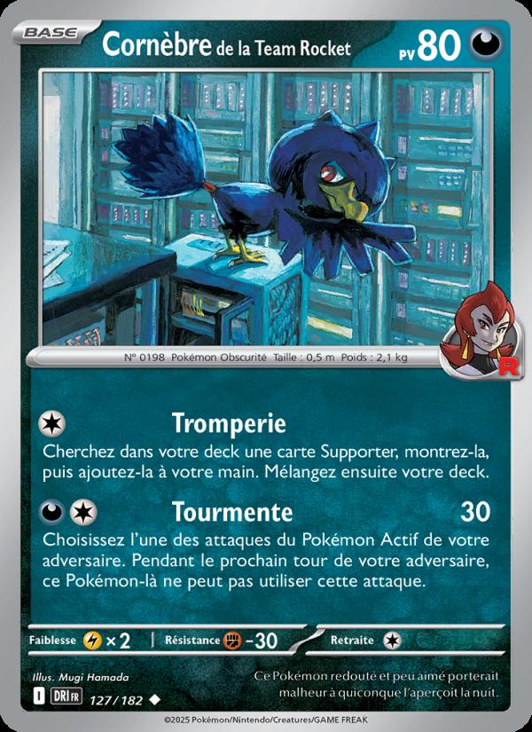 Cornèbre de la Team Rocket card