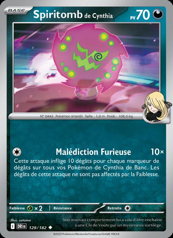 Spiritomb de Cynthia card