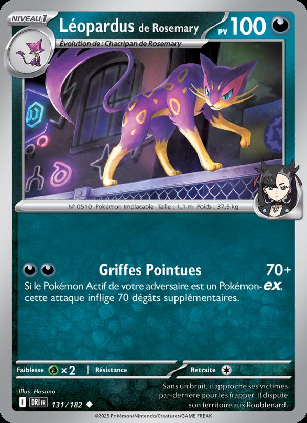 Léopardus de Rosemary card