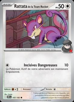 Rattata de la Team Rocket card