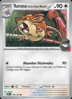Rattatac de la Team Rocket card