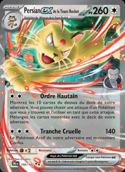 Persian-ex de la Team Rocket card