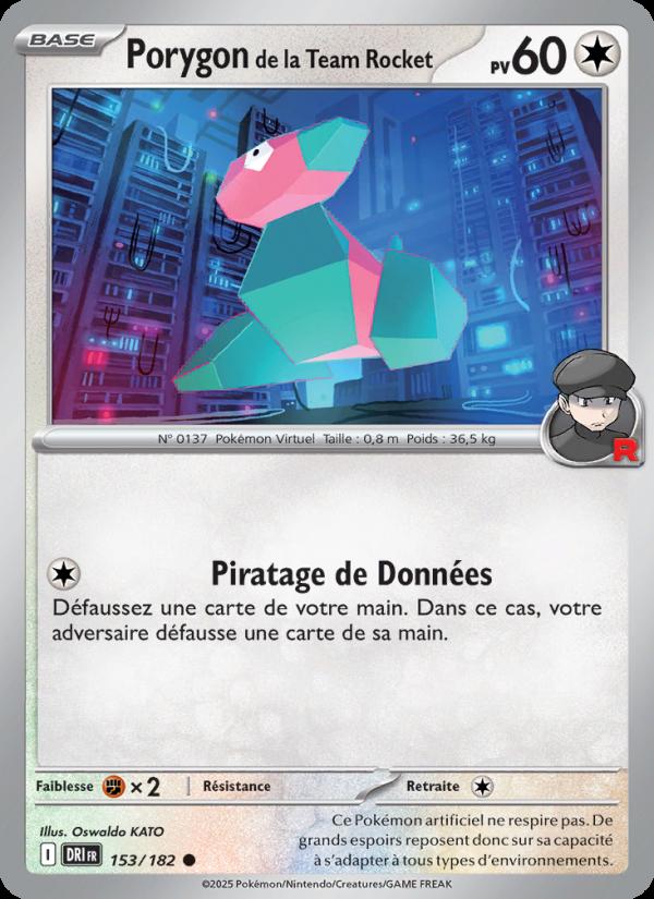 Porygon de la Team Rocket card