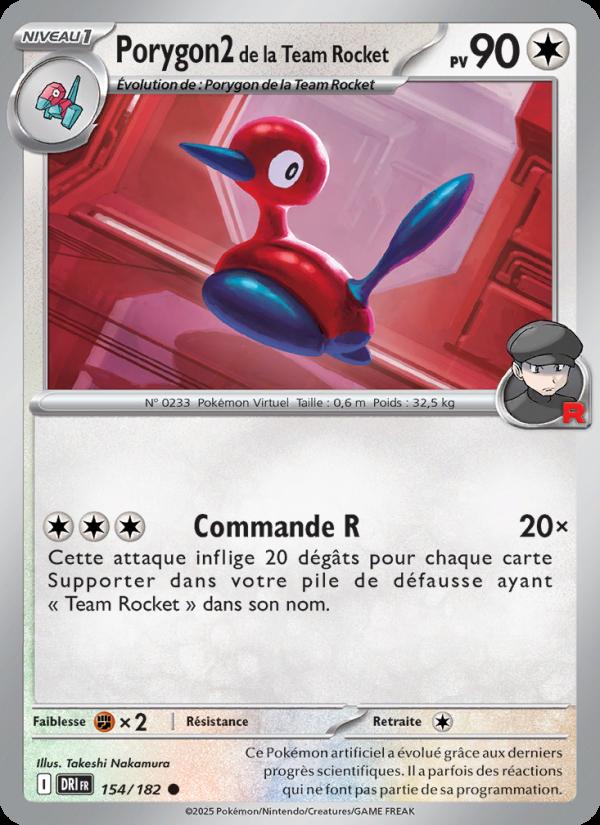 Porygon2 de la Team Rocket card