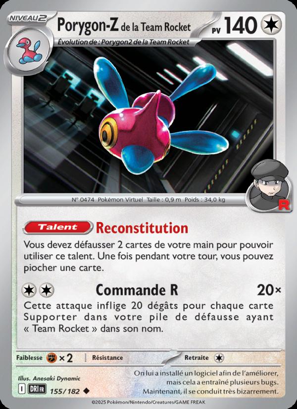 Porygon-Z de la Team Rocket card