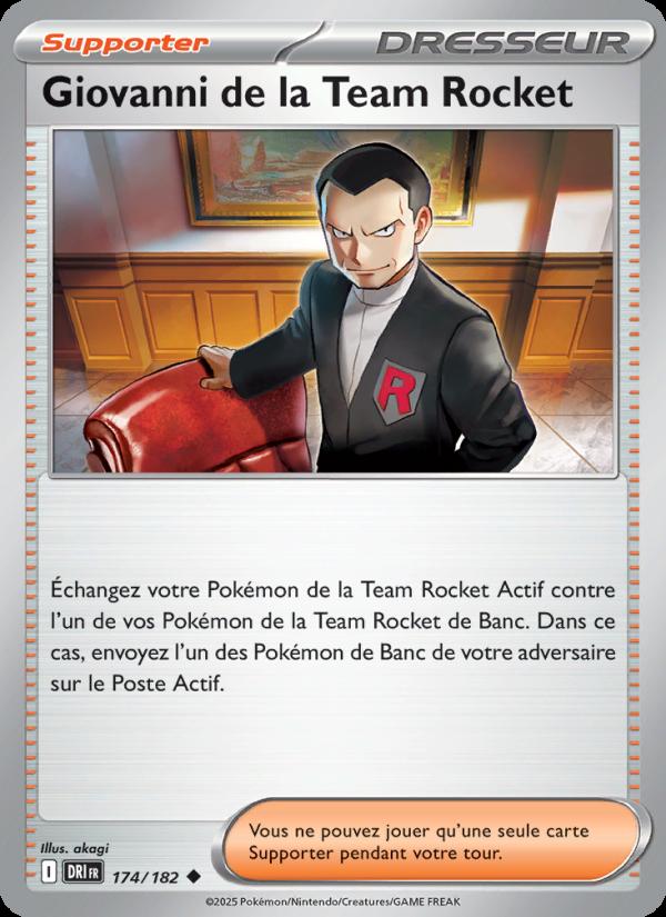 Giovanni de la Team Rocket card