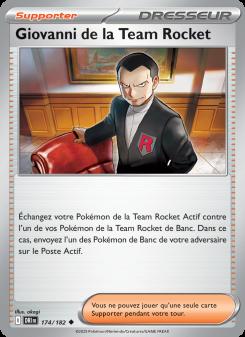 Giovanni de la Team Rocket card