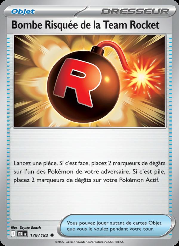 Bombe Risquée de la Team Rocket card