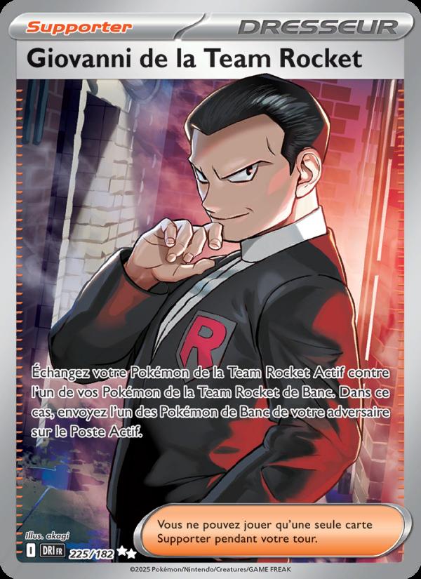 Giovanni de la Team Rocket card