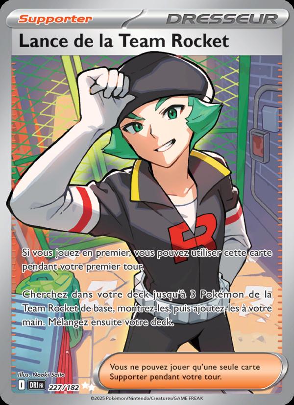Lance de la Team Rocket card
