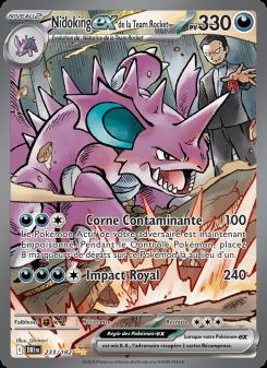 Nidoking-ex de la Team Rocket card
