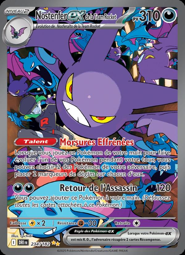 Nostenfer-ex de la Team Rocket card