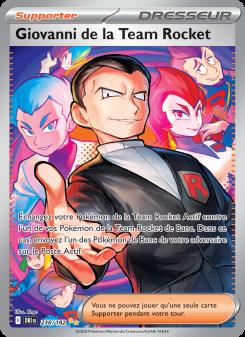 Giovanni de la Team Rocket card