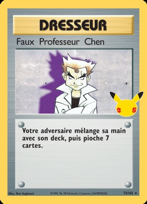 Faux Professeur Chen card