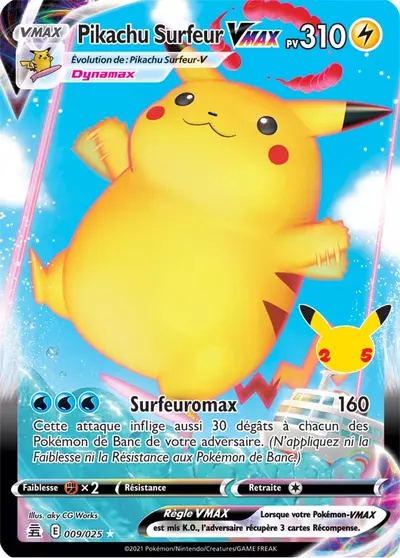 Pikachu Surfeur VMAX card