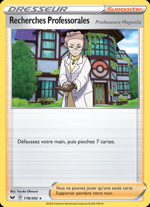 Recherches Professorales (Professeure Magnolia) card