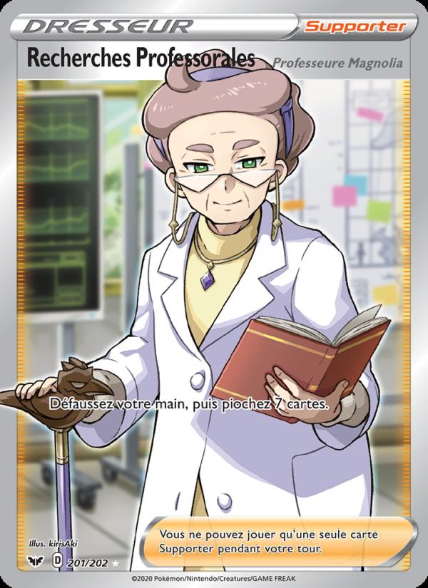 Recherches Professorales (Professeure Magnolia) card