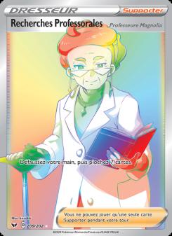 Recherches Professorales (Professeure Magnolia) card
