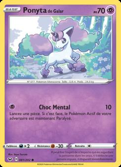 Ponyta de Galar card