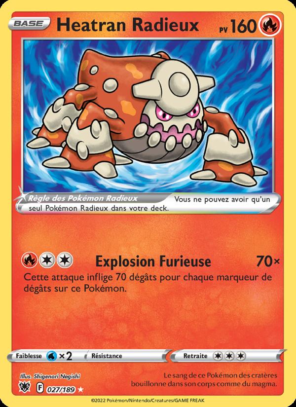 Heatran Radieux card