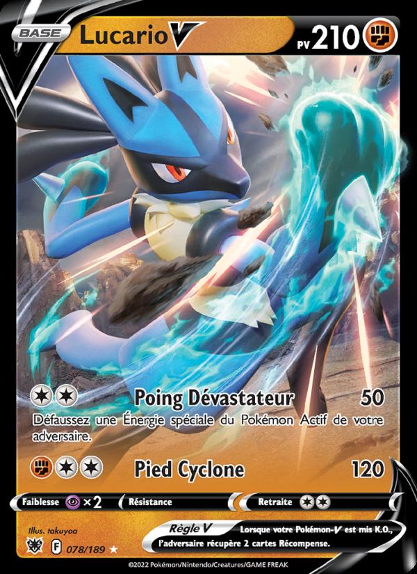 Lucario V card